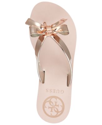 guess sierra wedge flip flop