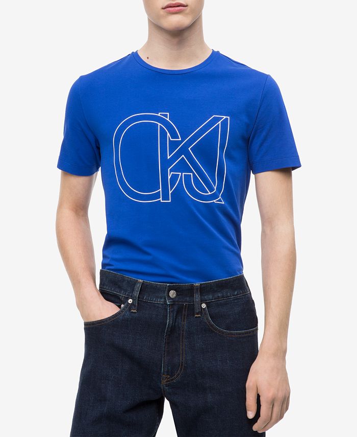 Calvin Klein Jeans Men's Slim-Fit Logo T-Shirt - Macy's