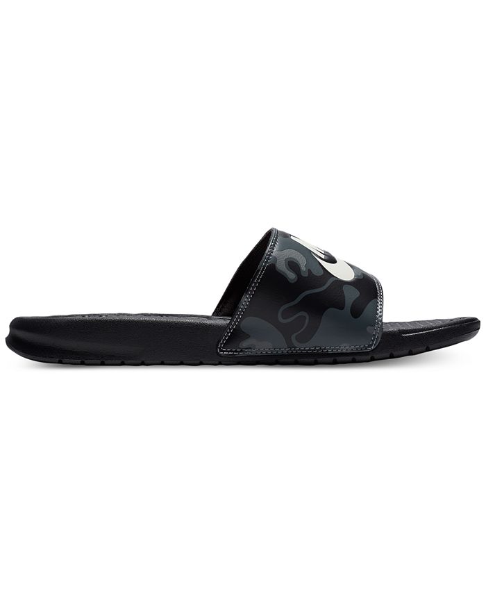 Nike Men's Benassi Just Do It Print Slide Sandals from Finish Line - Macy's