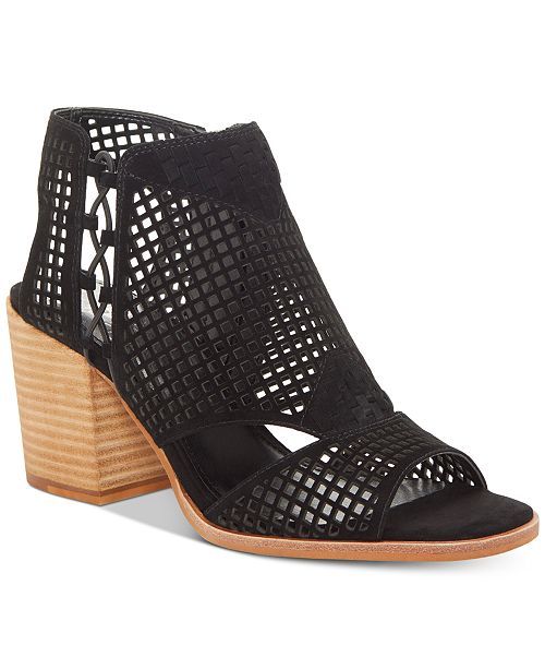 macys block heel boots