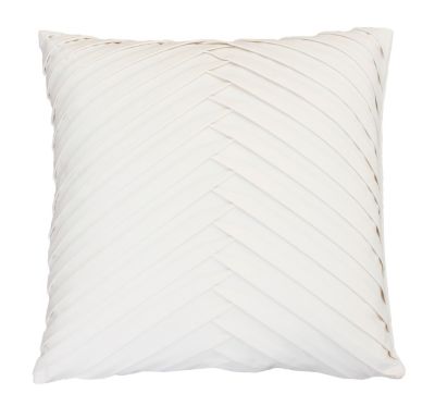 white accent pillow