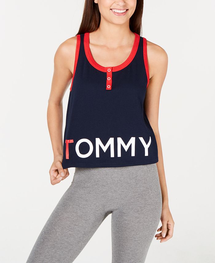 Tommy Hilfiger Logo Lounge Tank Top Macy's