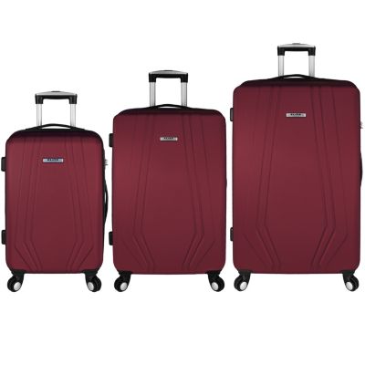 red spinner luggage