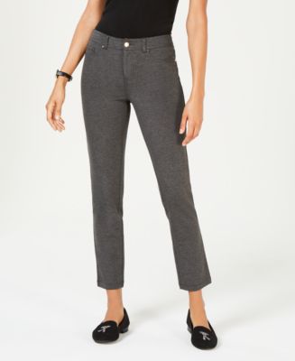 Charter Club Tummy-Control 5-Pocket Ponte Pants, Created for Macy's ...