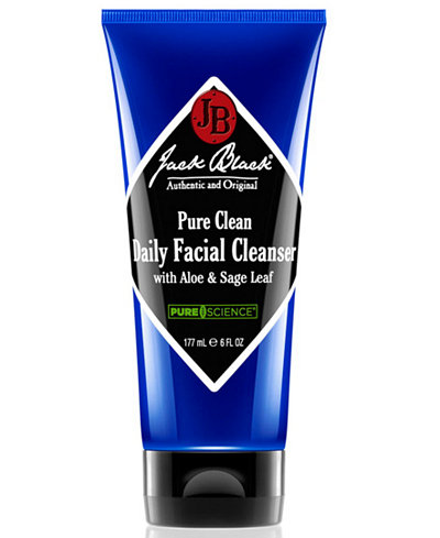 Jack Black Pure Clean Daily Facial Cleanser with Aloe & Sage Leaf, 6 oz