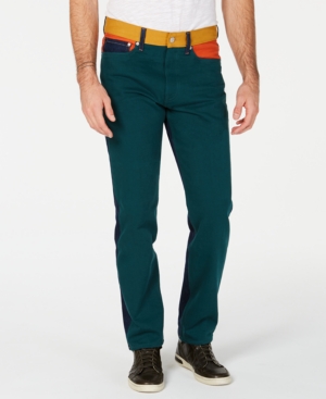 UPC 683801045595 product image for Calvin Klein Jeans Men's Colorblocked Straight Fit Jeans | upcitemdb.com