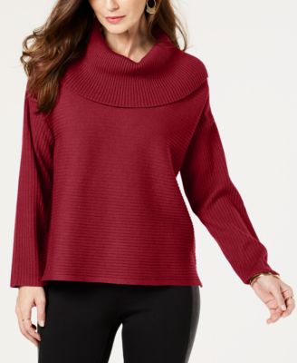 Style & Co - Oversized Cowl-Neck Sweater
