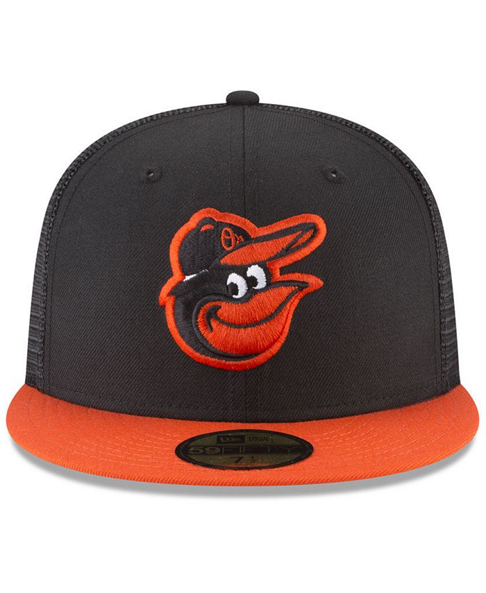 New Era Baltimore Orioles On-Field Mesh Back 59FIFTY Fitted Cap - Macy's