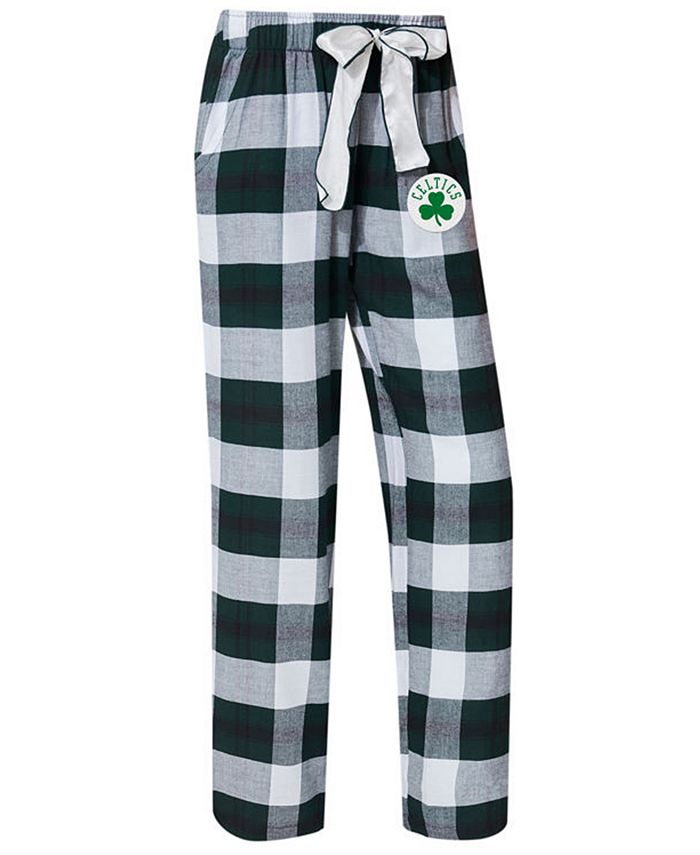 Men's Concepts Sport Green/White Boston Celtics Tradition Woven Pants