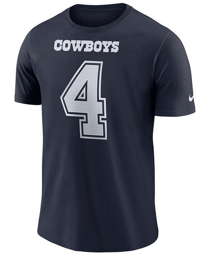 Nike Men's Dak Prescott Dallas Cowboys Pride Name and Number Wordmark T ...