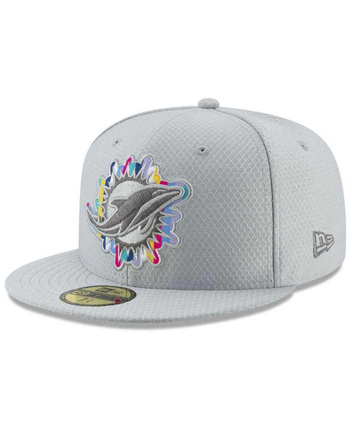 Atlanta Braves Gorra New Era 39Thirty Miami Dolphins - NFL Crucial Catch, 100% Poliéster, Ajuste Elástico Gorra Elástica Miami Dolphins