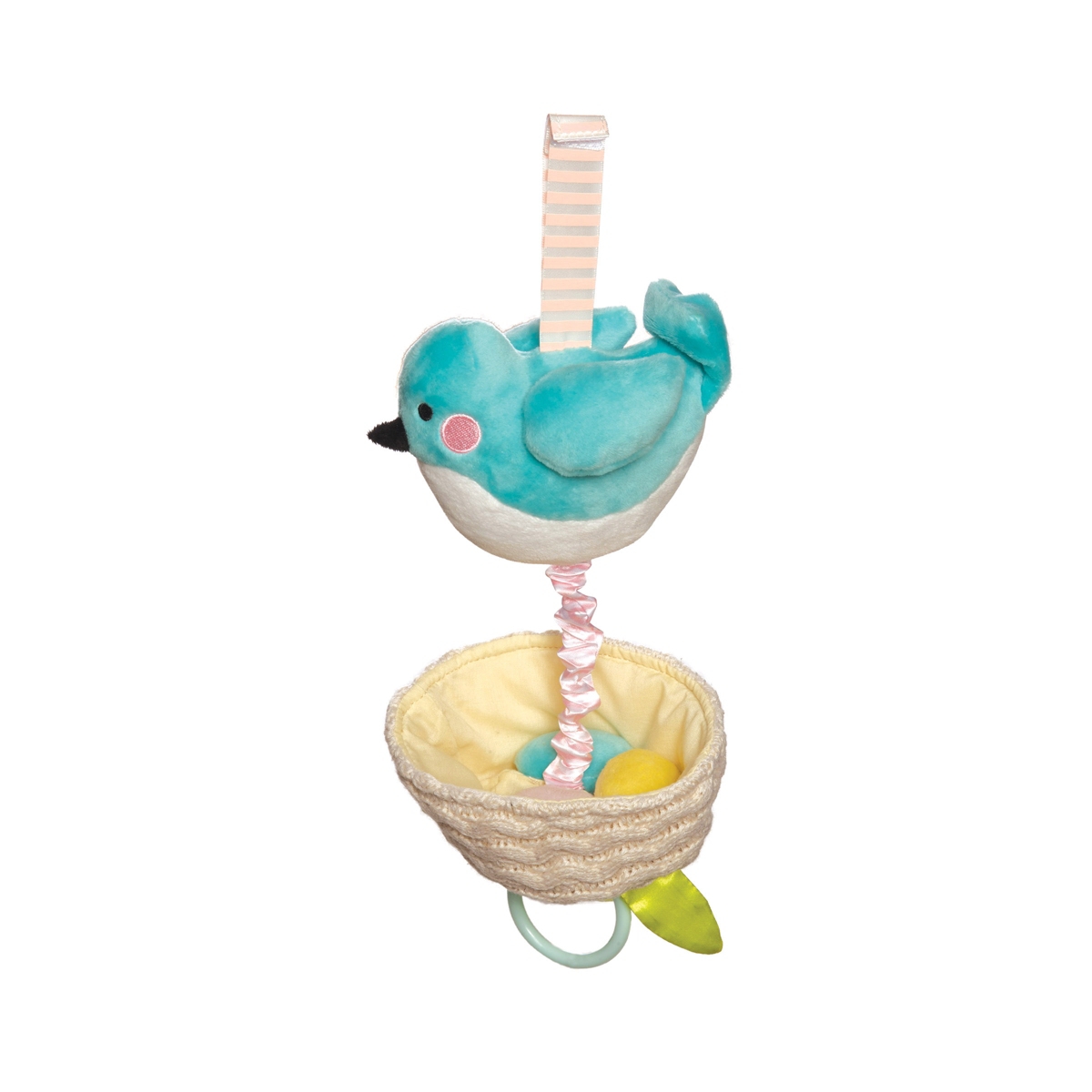Shop Manhattan Toy Company Manhattan Toy Lullaby Bird Pull Musical Crib And Baby Toy In Multi