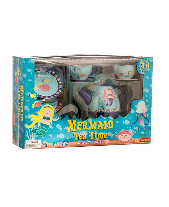 Schylling Mermaid Tin Tea Set Macy's