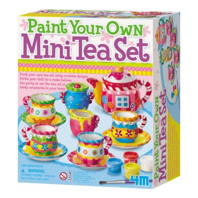 Style Me Up! 4M Paint Your Own Mini Tea Set