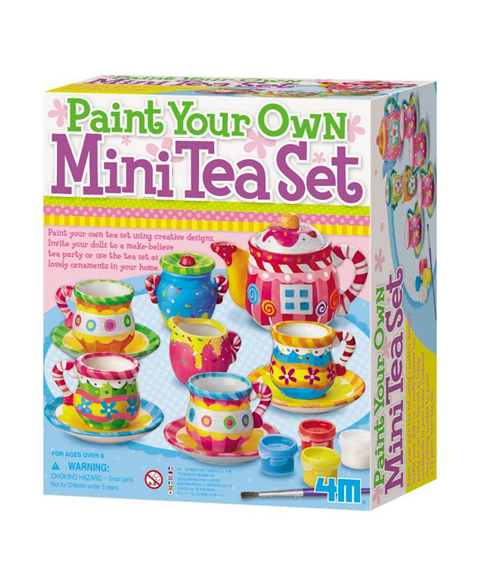 Style Me Up! 4M Paint Your Own Mini Tea Set Macy's