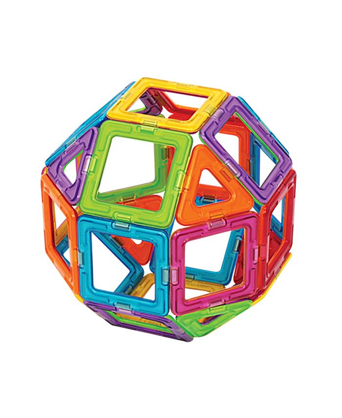 Magformers 26 Pezzi: Piastrelle Magnetiche STEM Per Imparare Matematica E Geometria - Colori Arcobaleno - 3