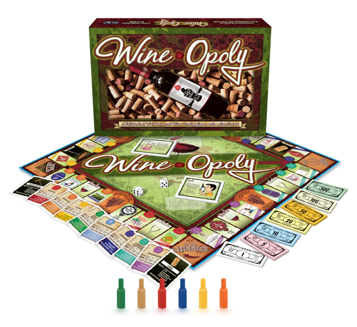Late For The Sky Kids' Wine-opoly In Multi