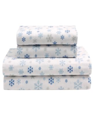 Winter Nights Cotton Flannel Queen Sheet Set