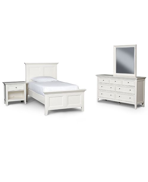 Furniture Sanibel Bedroom Furniture, 3Pc. Set (Twin Bed, Nightstand