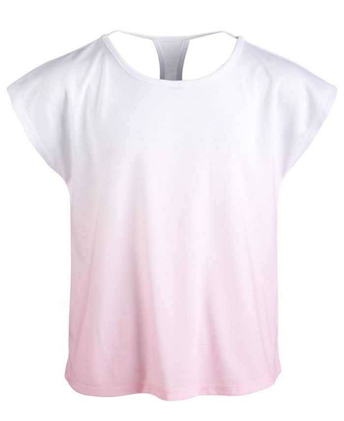 Ideology Big Girls Ombré T-Shirt, Created for Macy's & Reviews - Shirts ...