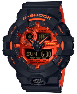 g shock red and black watch