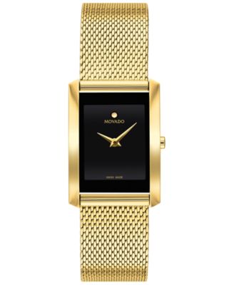 gold rectangle watch