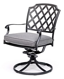 Vintage II Swivel Chair With Sunbrella® Cushion, Created for Macy's