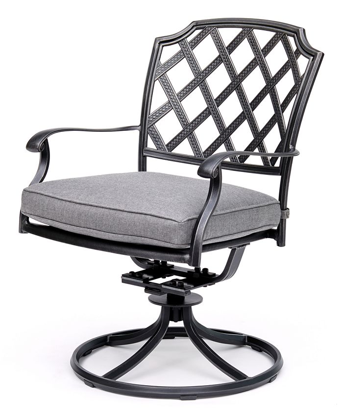 Agio - Vintage II Swivel Chair With Sunbrella&reg; Cushion, Created For Macy's