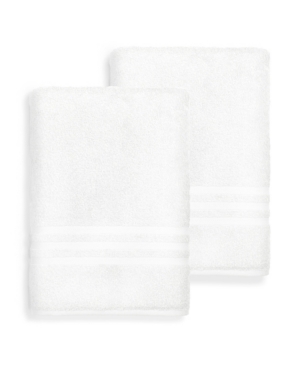 Linum Home Denzi 2-pc. Bath Sheet Set Bedding In White