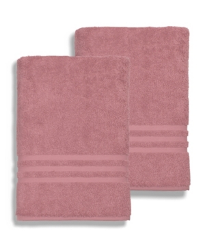 Linum Home Denzi 2-pc. Bath Sheet Set Bedding In Pink