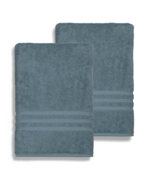 Linum Home Denzi 2-pc. Bath Sheet Set Bedding In Light Blue