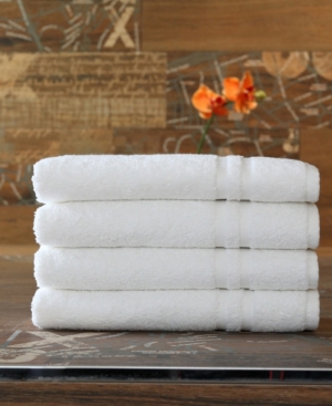 Linum Home Denzi 4-pc. Hand Towel Set Bedding In White