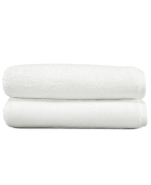 Linum Home Soft Twist 2-pc. Bath Towel Set Bedding In White