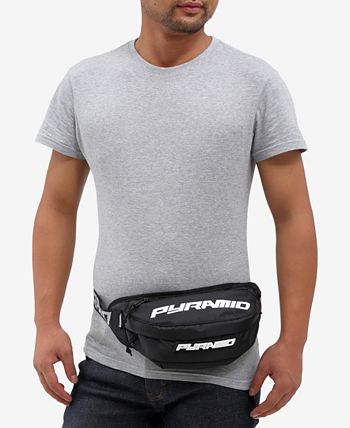 Black pyramid bum sale bag