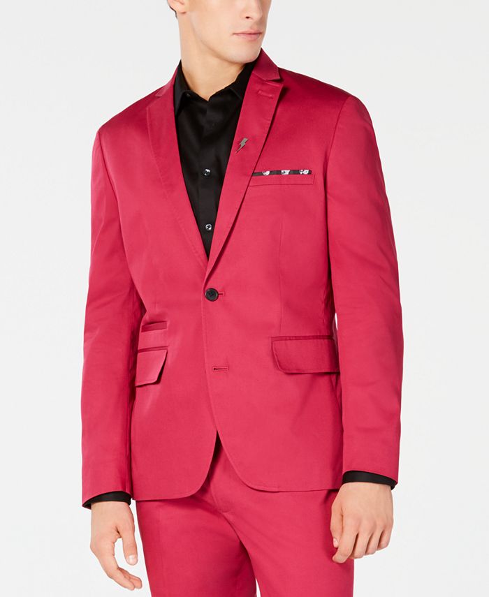 Macy's red sales mens blazer