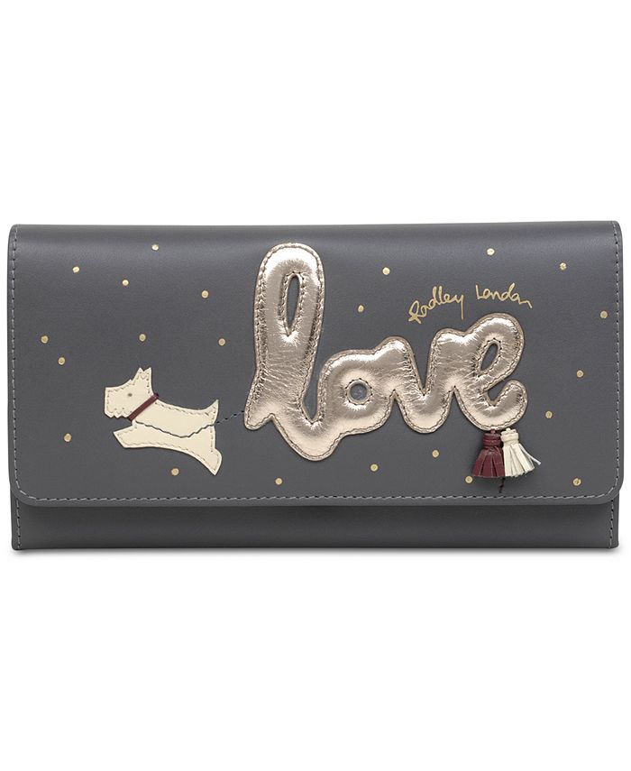 Radley London Love is in the Air Flapover Matinee Wallet - Macy's