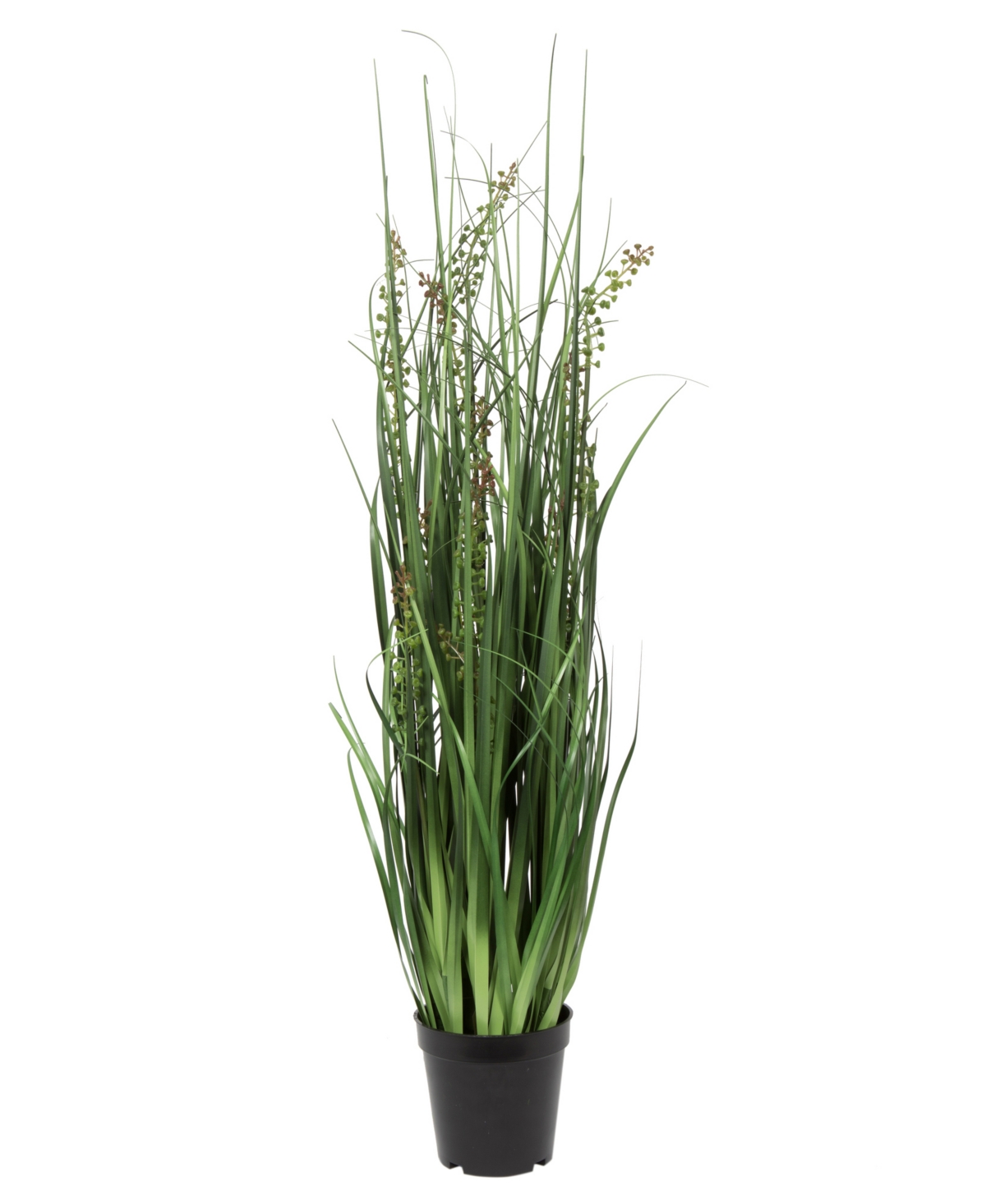 Vickerman 36" Pvc Artificial Potted Green Sheep's Grass And Plastic Grass In No Color