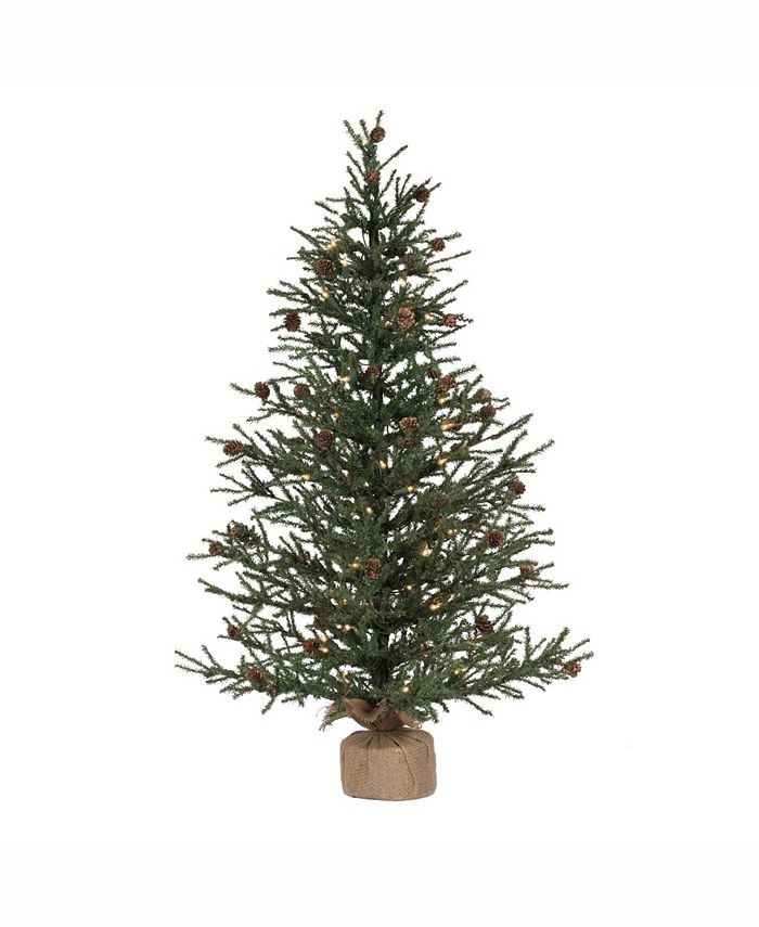 Vickerman 42 inch Carmel Pine Artificial Christmas Tree Macy's