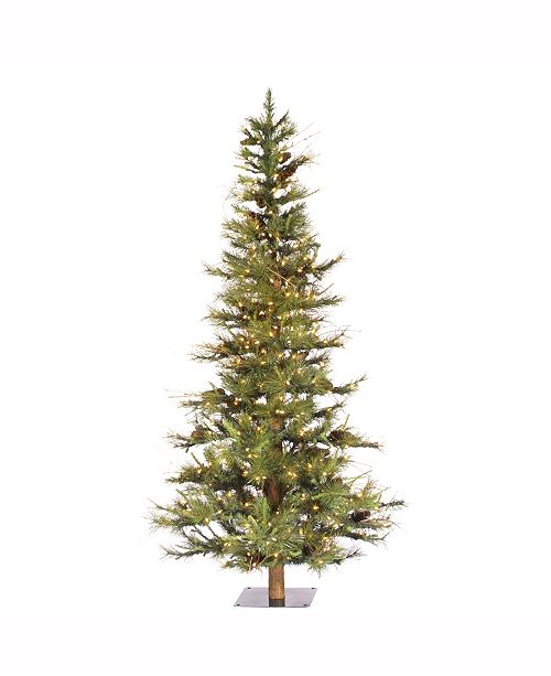 Vickerman 4 Ft Ashland Artificial Christmas Tree With 331 Pvc Tips And 200 Warm White Dura Lit Led Lights Reviews Holiday Shop Home Macy S