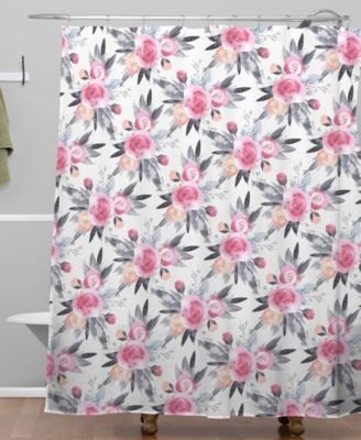 rose shower curtain