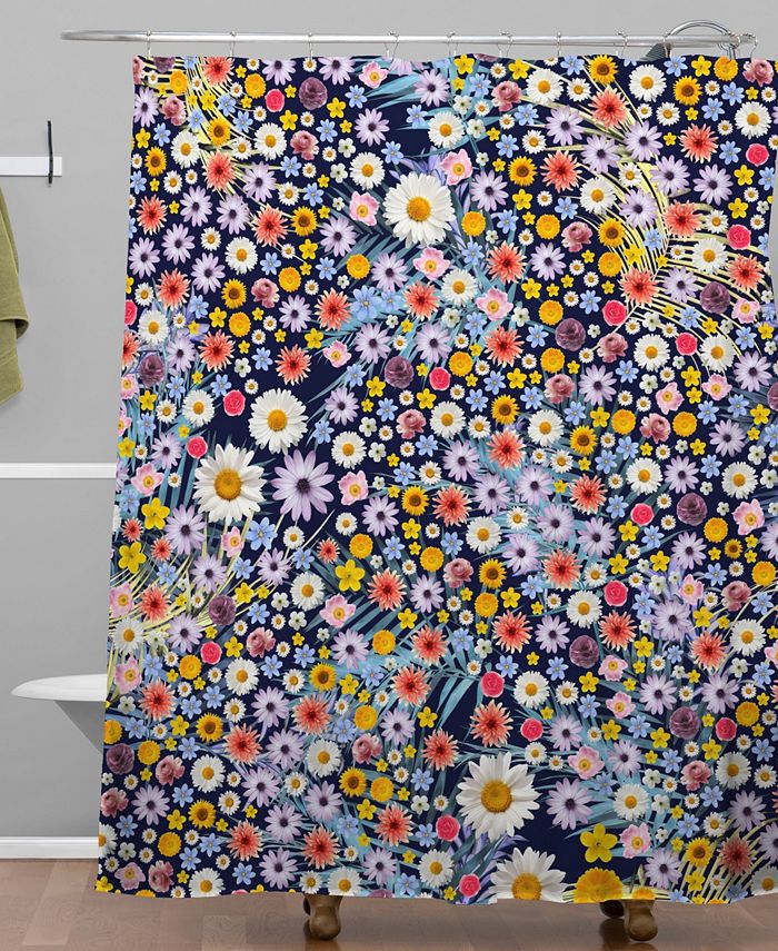 Deny Designs Iveta Abolina Flower Power II Shower Curtain Macy's