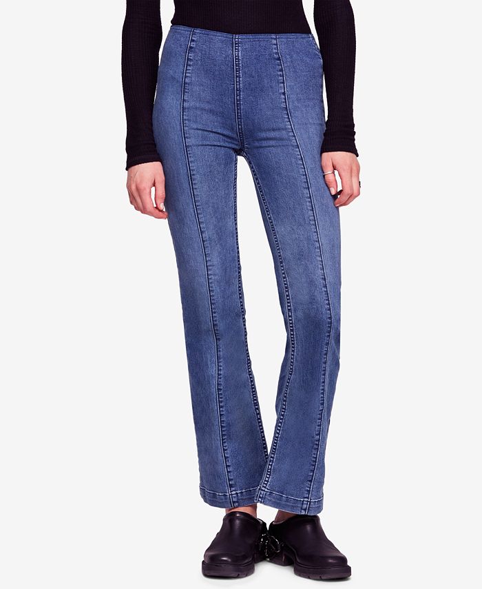 Free People Flared Pull-On Jeans & Reviews - Jeans - Women - Macy's