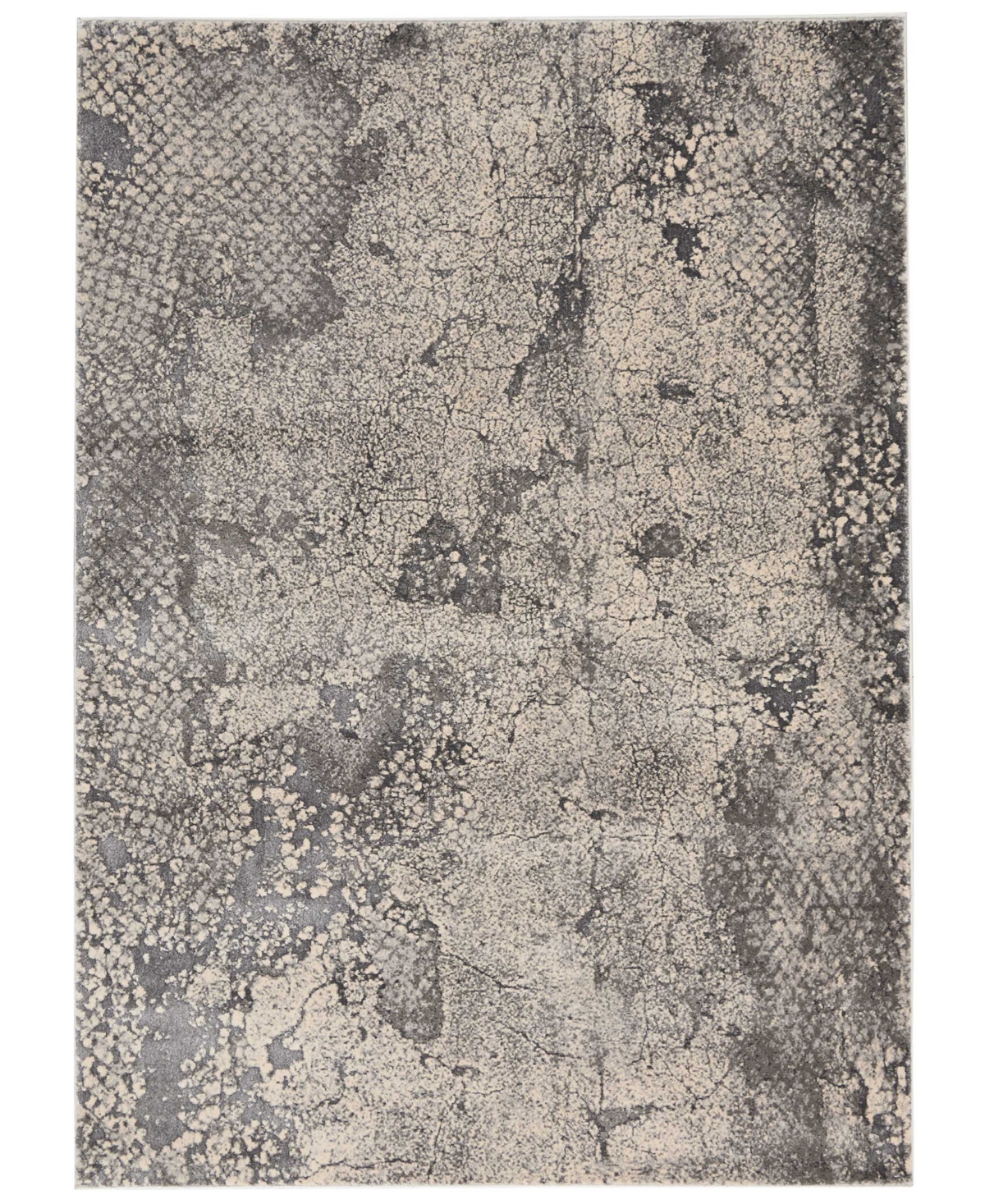 kathy ireland Home KI35 Heritage KI352 Gray 5'2in x 7'3in Area Rug - Gray