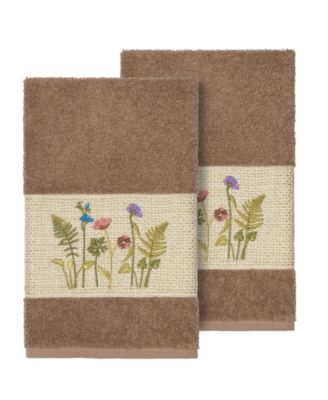 Serenity 2-Pc. Embellished Hand Towel Set