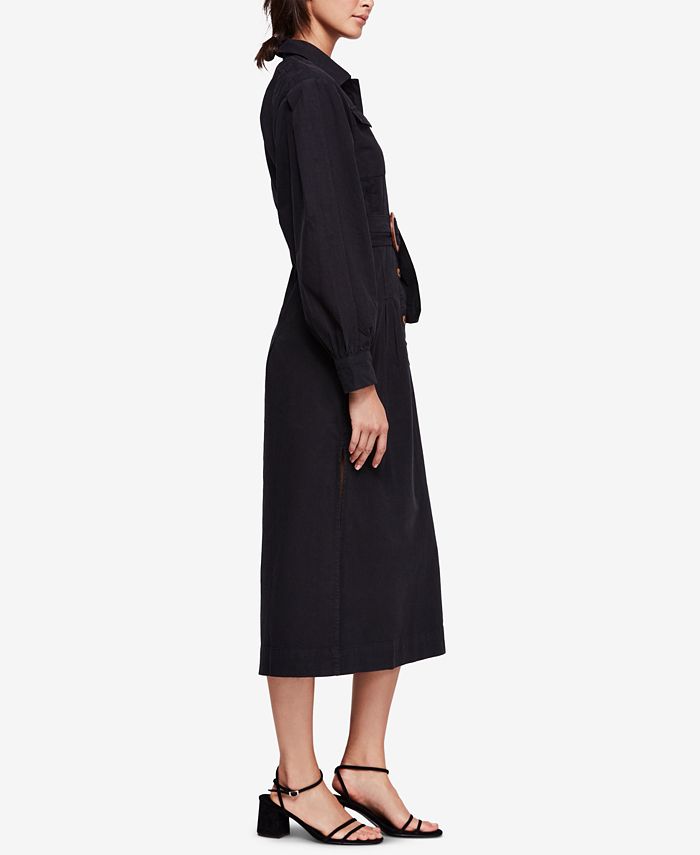 Free People Cotton Audrey Belted Dress - Macy's