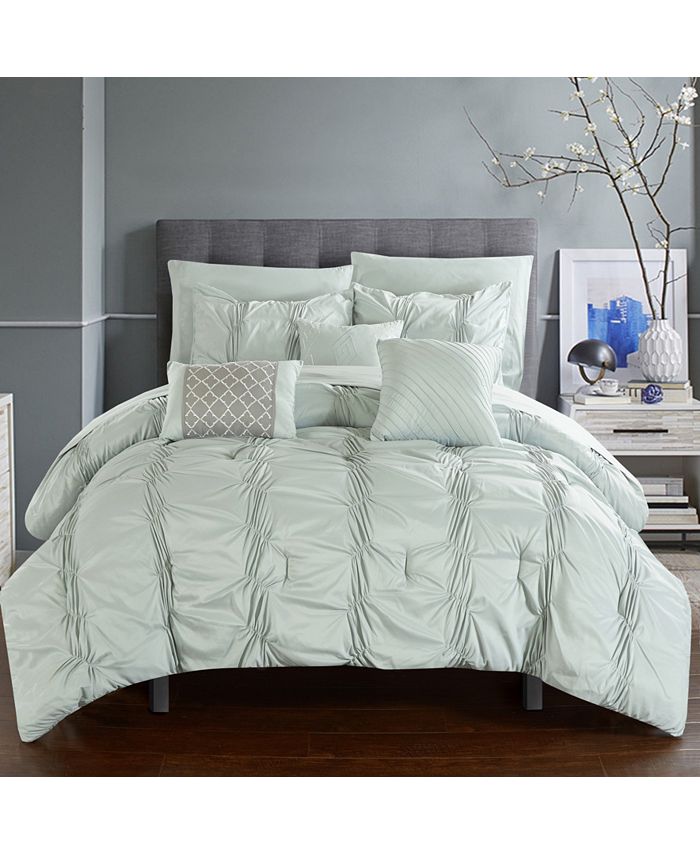 Chic Home - Tori 10-Pc. Bed In a Bag Comforter Sets