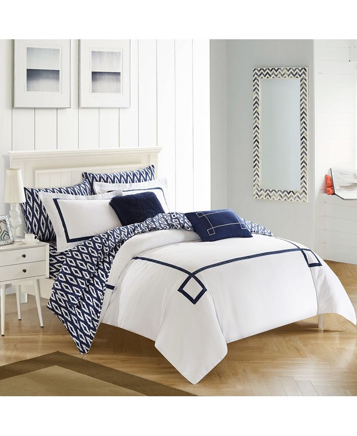 Chic Home Trace 7Pc Twin XLong Comforter Set Macy's