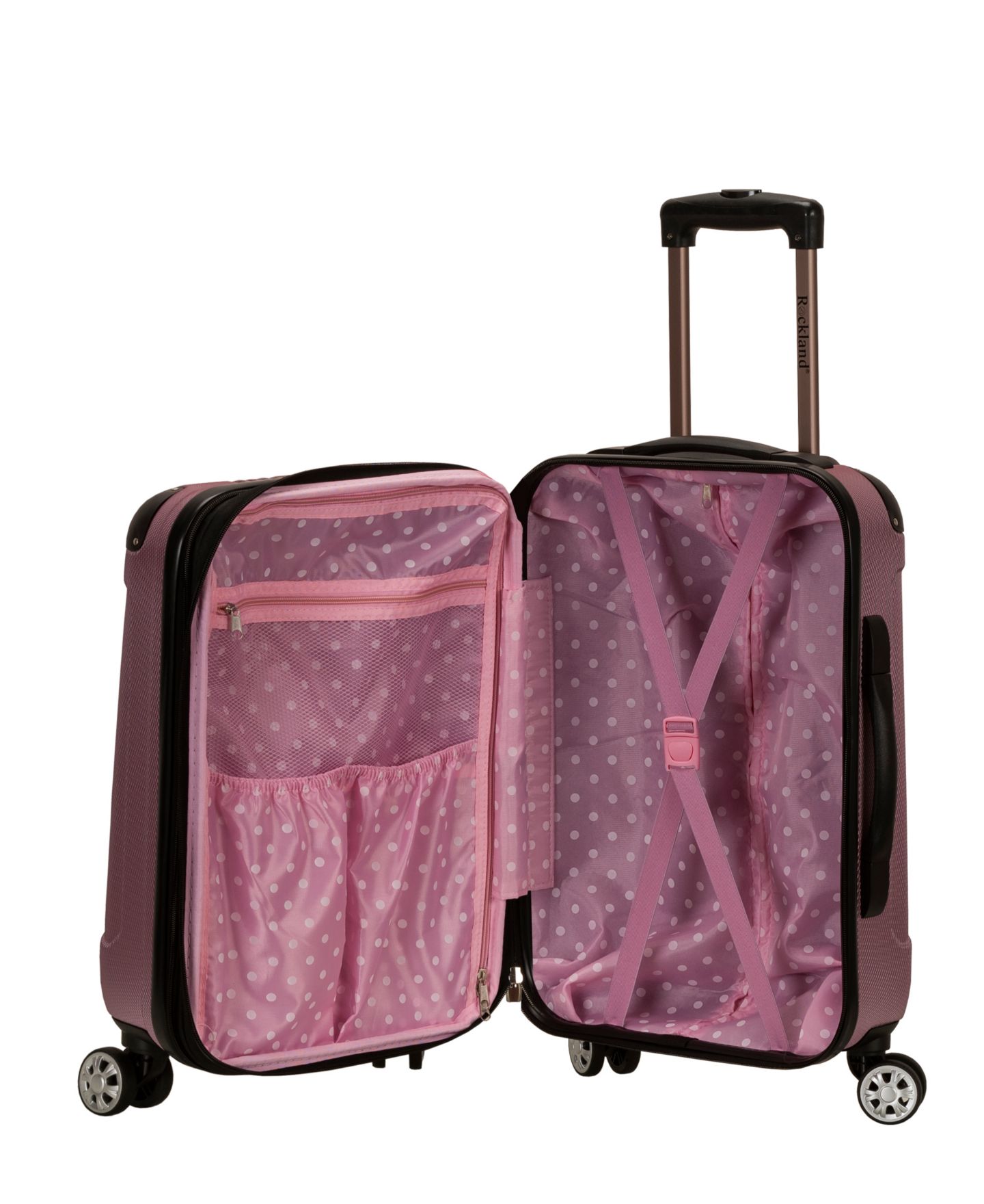 Чемодан Rockland Sonic 20" Hardside Carry-On Spinner, цвет: Розовый — фото 3