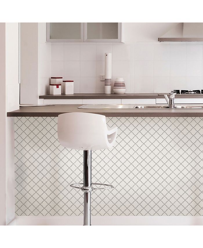 Brewster Home Fashions Quatrefoil Peel And Stick Backsplash Tiles Macy's