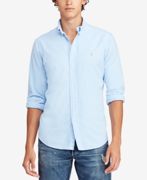 Polo Ralph Lauren Men's Classic Fit Garment Dyed Oxford Shirt In